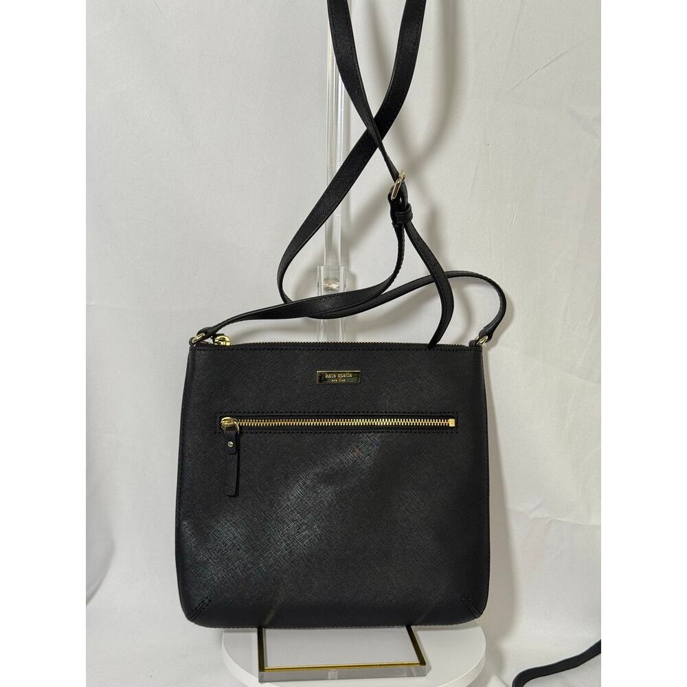 Kate Spade 4pc Black Set Tote Crossbody Wallet Phone Bundle - Picture 6 of 16
